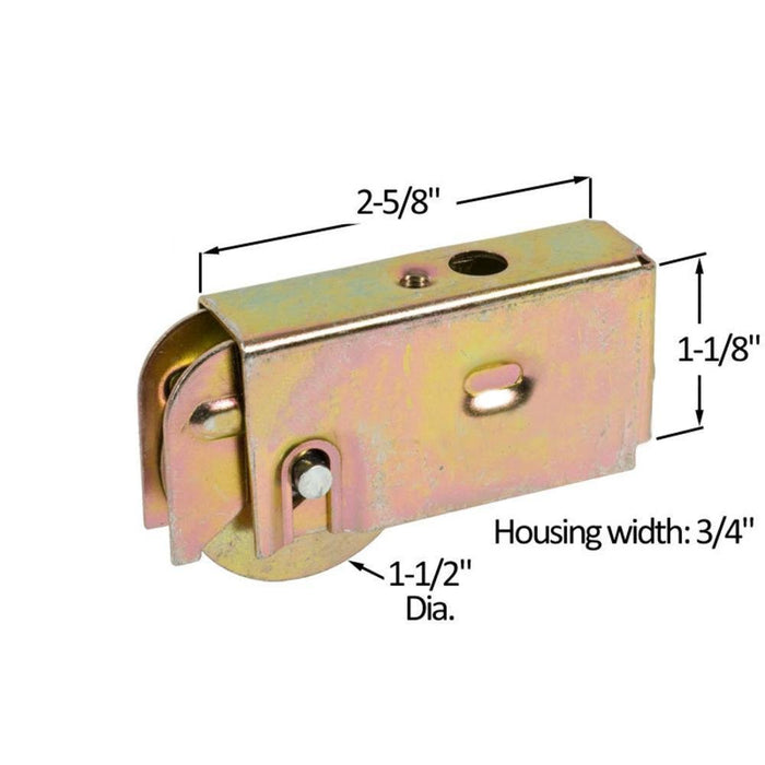 Sliding Glass Patio Door 1 - 1/2" Steel Ball Bearing Roller With 3/4" Wide Housing - Reflect Window & Door