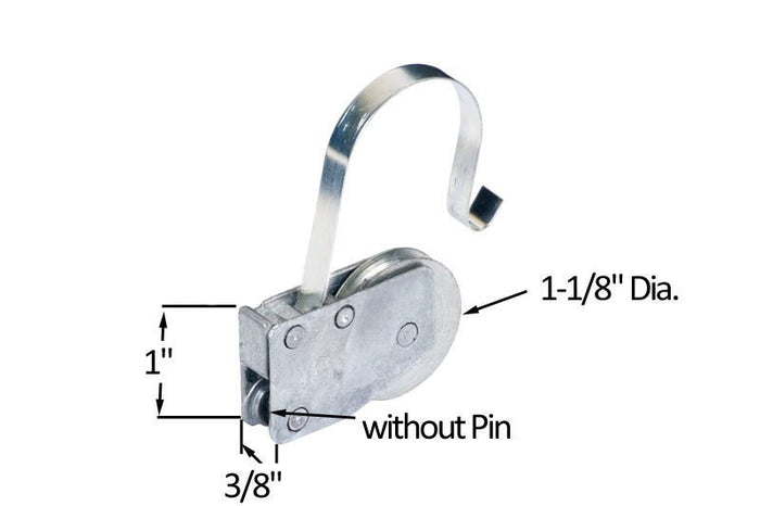 Sliding Patio Screen Door Roller – Tab Mount Replacement Wheel - Reflect Window & Door