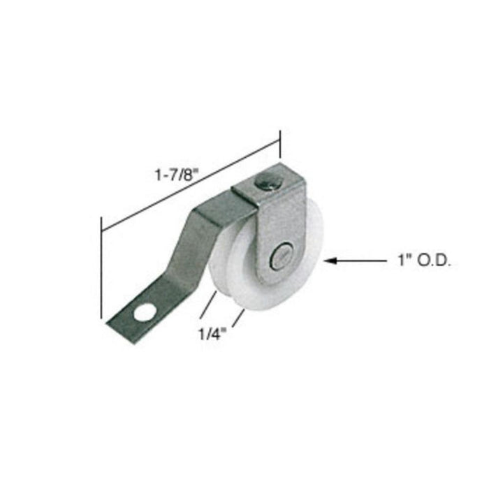 Patio Screen Door Spring Tension 1" Nylon Roller - Durable Roller for Metal Screen Doors - Reflect Window & Door