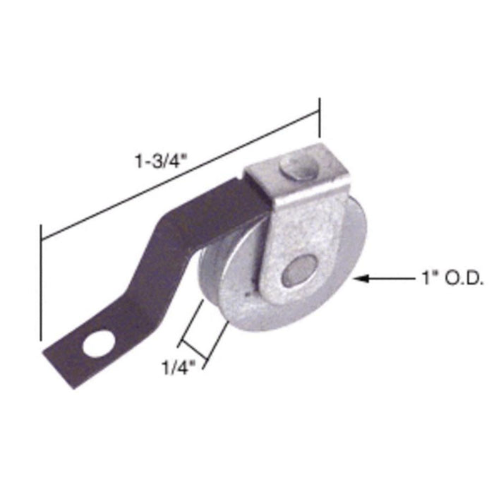 Patio Screen Door Spring Tension 1" Stainless Steel Ball - Bearing Roller - Reflect Window & Door