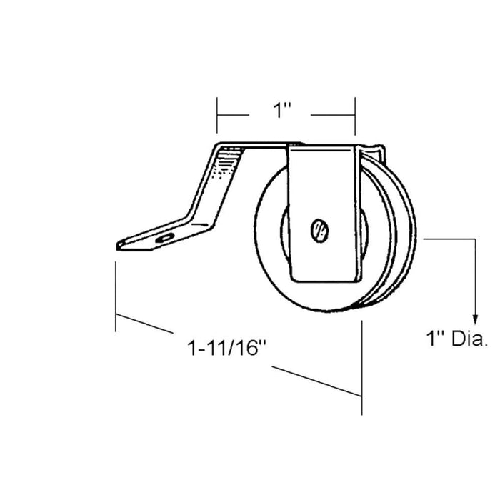 Patio Screen Door Spring Tension 1" Stainless Steel Ball - Bearing Roller - Reflect Window & Door