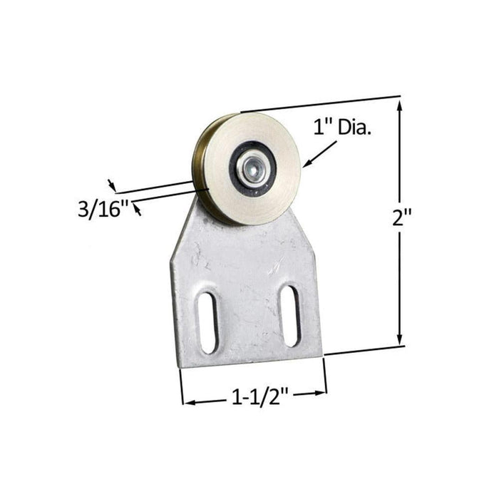 Patio Screen Door 1" Steel Ball Bearing Top Hung Roller for Fullview Doors - Reflect Window & Door
