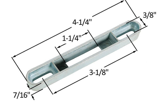 Sliding Glass Door 4 - 1/4" Long Keeper - Reflect Window & Door