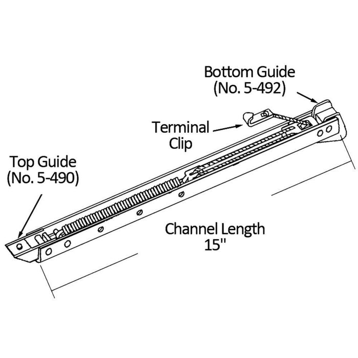 Single Hung or Double Hung Sliding Window 15" Sash Balance With Wings 10 - 12 Lbs - Reflect Window & Door
