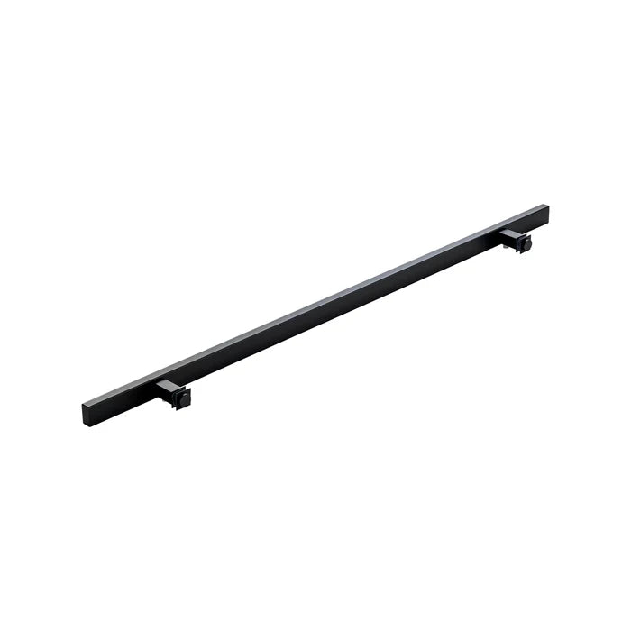 18" Single-Sided Rectangle Entry Door Pull Handle | 304 Stainless Steel - Black Matte Finish