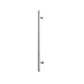 18" Single-Sided Rectangle Entry Door Pull Handle | 304 Stainless Steel - Satin Brushed Finish