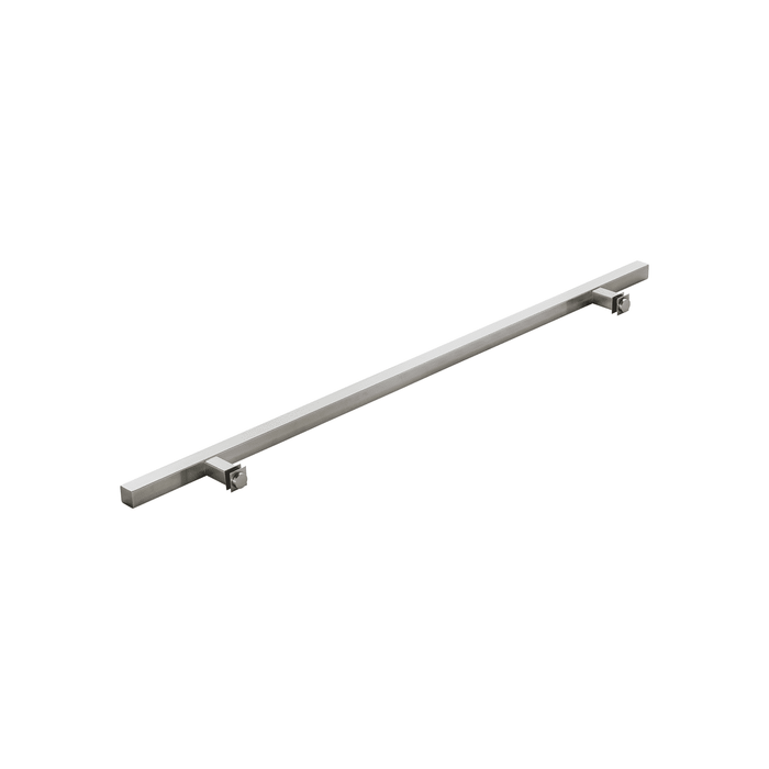 18" Single-Sided Square Entry Door Pull Handle | 304 Stainless Steel - Satin Brushed Finish