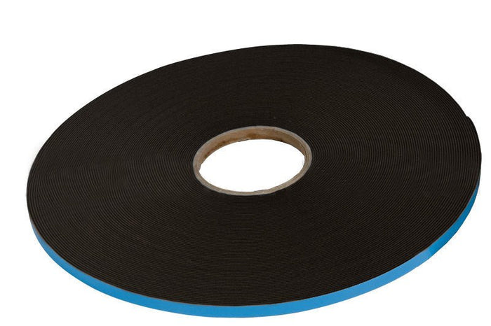 Double Sided Black Foam Glazing Tape – 1/8" x 3/8", 75' Roll for Window & Glass Sealing - Reflect Window & Door
