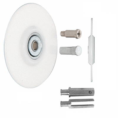 Screen Roller Round Edge Nylon Replacement Wheel; 2-1/2" X 1/16 - Reflect Window & Door
