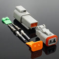 1 set DT conector DT06-2S/DT04-2P 2P 3P 4P 6P 8P 12P waterproof electrical connector for car motor truck with pins - electrical center b2c