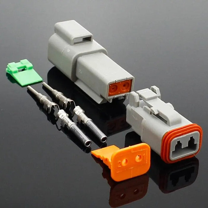 1 set DT conector DT06-2S/DT04-2P 2P 3P 4P 6P 8P 12P waterproof electrical connector for car motor truck with pins - electrical center b2c