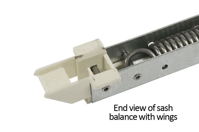 Window Sash Balance Replacement – 20" with Wings for 24 - 27 lbs Sashes - Reflect Window & Door