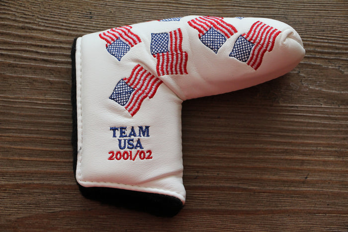 2002 White Ryder Cup Flags Headcover