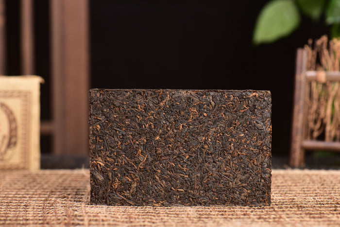 2003 Yuan Shen Ripe Pu-erh Tea Brick | Yunnan Sourcing Tea Shop