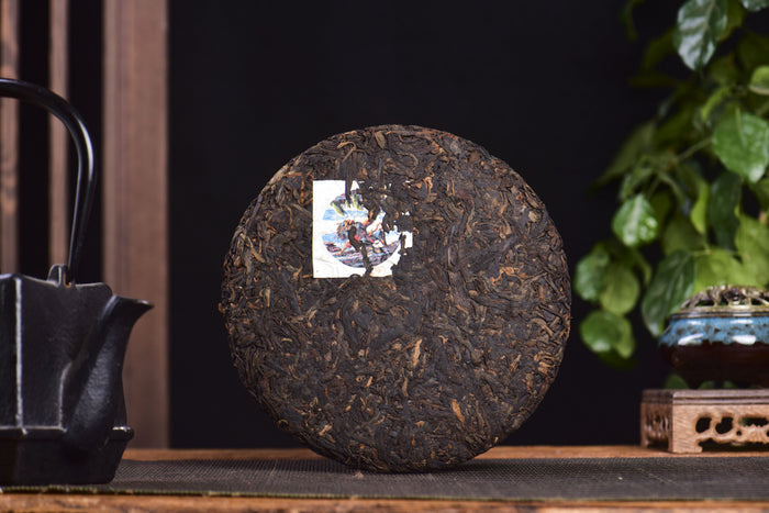 2024 Yunnan Sourcing "Rock Spirit" Ripe Pu-erh Tea Cake | Yunnan Sourcing Tea Shop