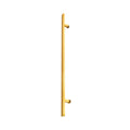 24" Single-Sided Rectangle Entry Door Pull Handle | 304 Stainless Steel - PVD Gold Finish