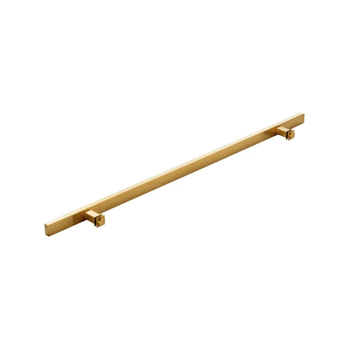 24" Single-Sided Rectangle Entry Door Pull Handle | 304 Stainless Steel - PVD Gold Finish