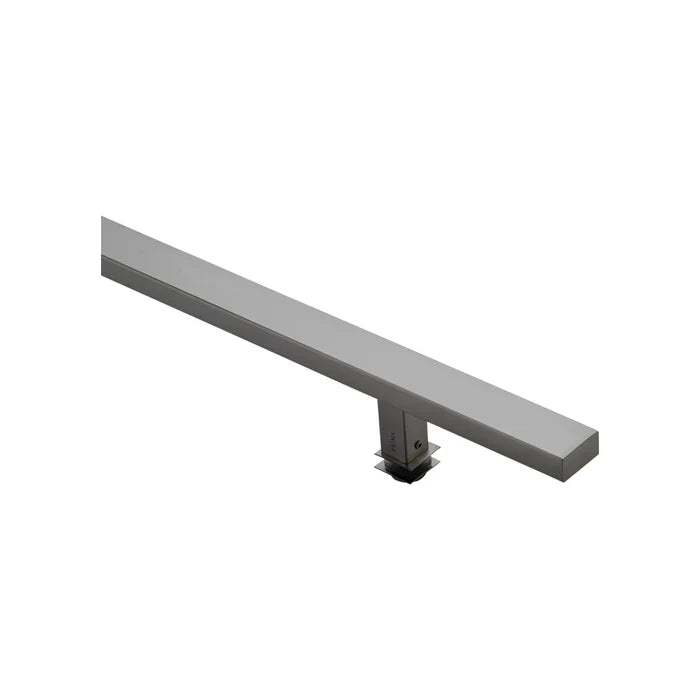 24" Single-Sided Rectangle Entry Door Pull Handle | 304 Stainless Steel - Satin Brushed Finish