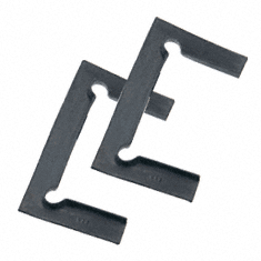 Swinging Shower Door Hinge 2.5 mm Gaskets for Vienna Hinges Using 5/16" (8 mm) Thick Glass - Reflect Window & Door