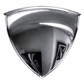 26" Plexiglass 90 - Degree Security Mirror – Corner Mounted Convex Safety Mirror - Reflect Window & Door