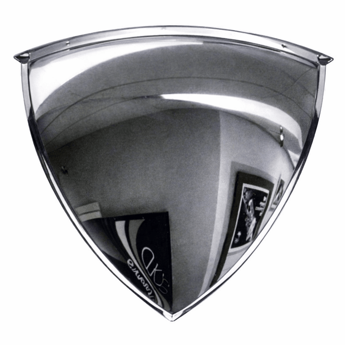 26" Plexiglass 90 - Degree Security Mirror – Corner Mounted Convex Safety Mirror - Reflect Window & Door