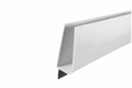 35" White Larson Storm Door Sweep – 1" Replacement Bottom Door Sweep with Rubber Seal - Reflect Window & Door