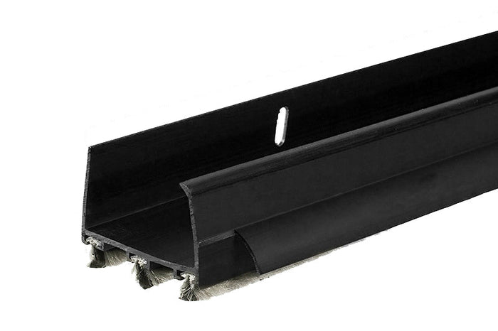 Black Entry Door Shoe with Rain Drip – 48" Vinyl Threshold Seal - Reflect Window & Door