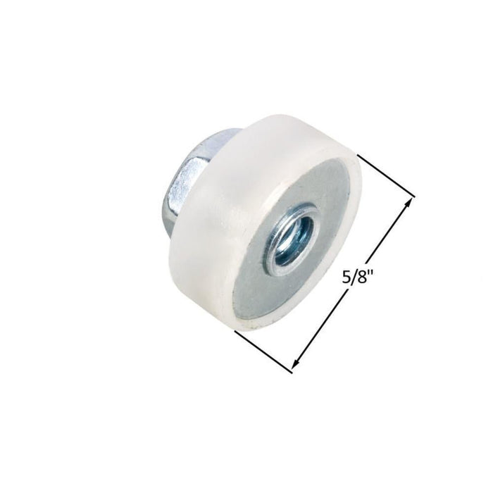 Shower Door Roller Replacement – 5/8" Nylon Ball Bearing, Flat Edge - Reflect Window & Door