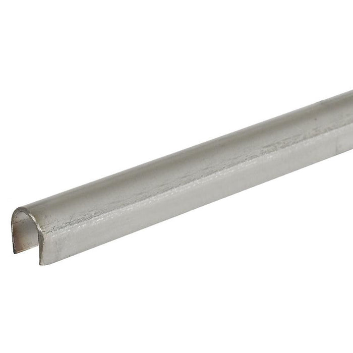 6' Sliding Glass Patio Door Small Bulb Sill Track Cover – Replacement Stainless Steel Track - Reflect Window & Door