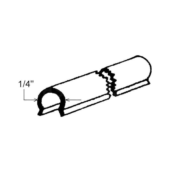 6' Sliding Glass Patio Door Small Bulb Sill Track Cover – Replacement Stainless Steel Track - Reflect Window & Door