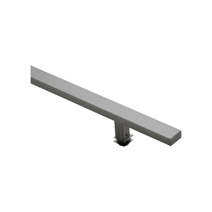 72" Single-Sided Rectangle Entry Door Pull Handle | 304 Stainless Steel - Satin Brushed Finish