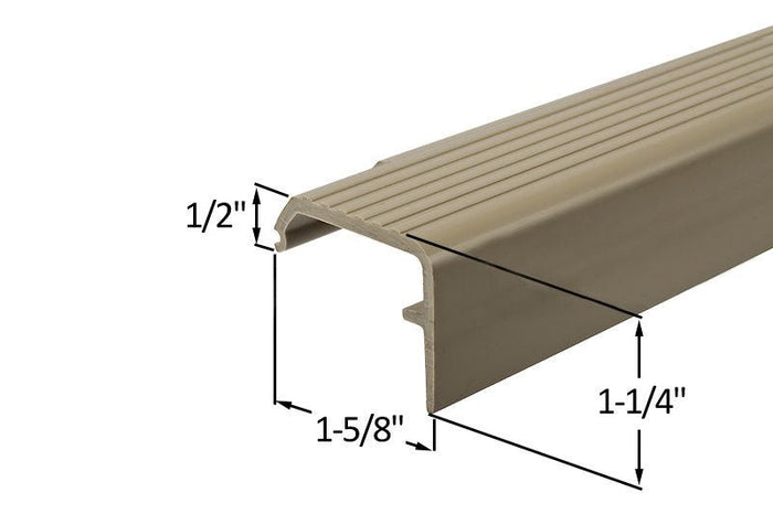 72" Vinyl Threshold Cap for Residential Entry Doors – Durable Door Sill Cover - Reflect Window & Door