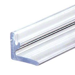 Shower Door 80" Replacement Clear Plastic L - Seal for Bypassing Shower Sliders - Reflect Window & Door
