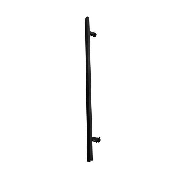 84" Single-Sided Rectangle Entry Door Pull Handle | 304 Stainless Steel - Black Matte Finish