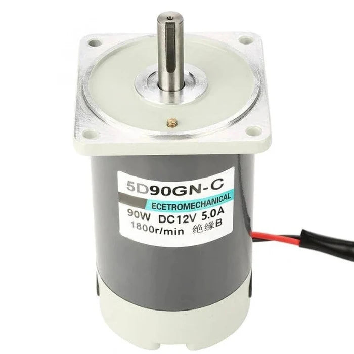 90W DC Permanent Magnet Motor 12V 24V 1800RPM 3000RPM High Speed Torque Forward Reverse PWM Adjustable Motor Automated Control