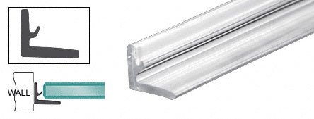 Sliding Shower Door 95" Replacement Clear Plastic L - Shaped Vinyl - Reflect Window & Door
