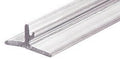 Frameless Shower Door 95" T - Shaped Clear Polycarbonate Vinyl - Reflect Window & Door
