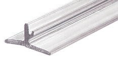 Frameless Shower Door 95" T - Shaped Clear Polycarbonate Vinyl - Reflect Window & Door