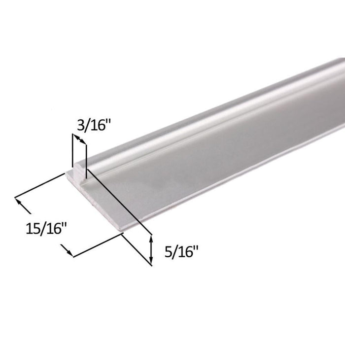 Sliding Door Aluminum Replacement Rail – 8' Universal Fit - Reflect Window & Door