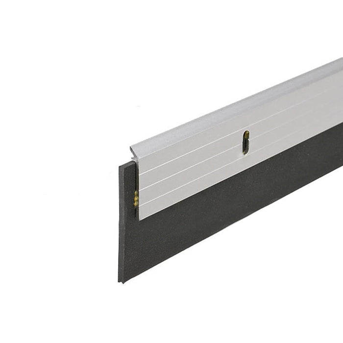 96" Clear Anodized Door Sweep – Commercial Aluminum Door Weatherstrip - Reflect Window & Door