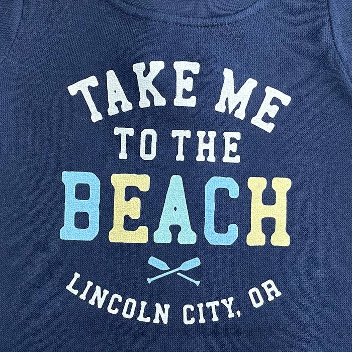 Clearance - Apparel - Infant Romper To The Beach Navy