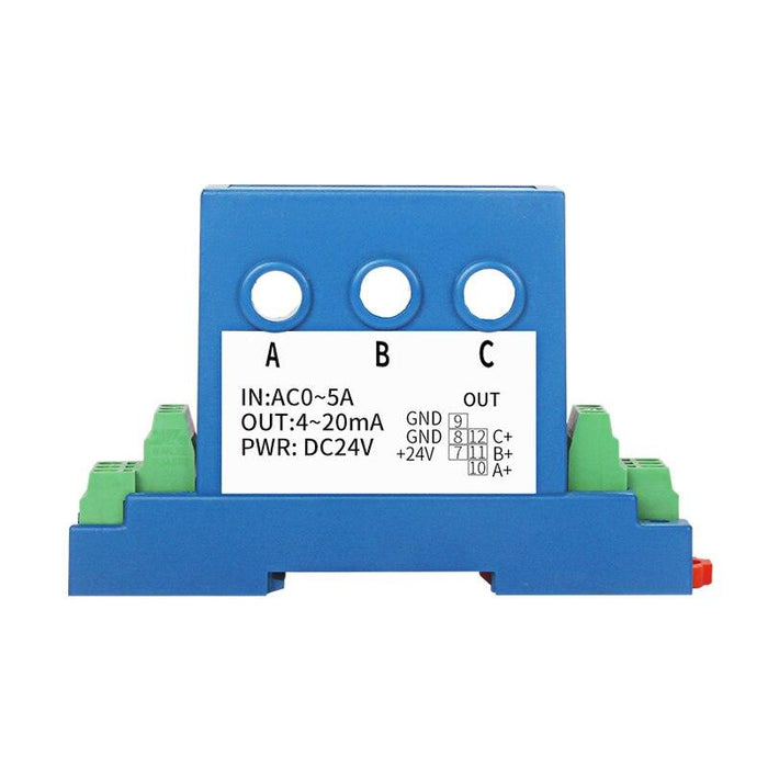 3 phase current transducer, three phase current transmitter, 4-20mA current sensor, analog output current transducer, perforated three-phase ampere sensor,3 phase hall current transducer, 0-5V 0-10V 1-5V analog output current transmitter, DC12-24V three phase current sensor, fast response <200ms current transducer, wide temperature -30~+85℃ three-phase ampere transducer, perforated through-hole three phase current transformer