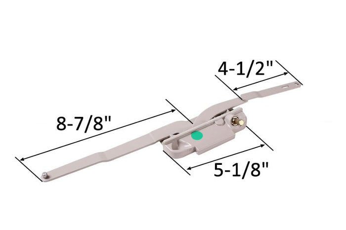 Acme Hardware Left Hand Dual Arm Casement Window Operator - Reflect Window & Door