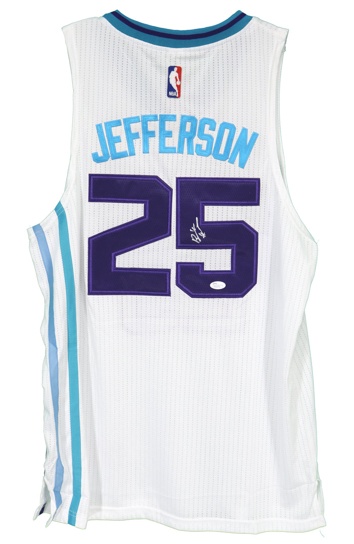 Al Jefferson Charlotte Hornets Signed Autographed White #25 Jersey JSA COA