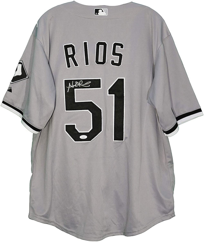 Alex Rios Chicago White Sox Signed Autographed Gray #51 Jersey JSA COA