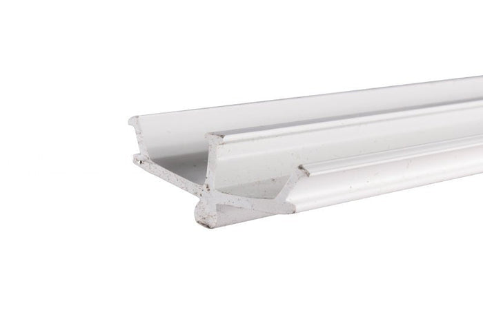 All Weather Windows White 8' Sliding Door Sill Track – Replacement Sliding Door Bottom Track - Reflect Window & Door