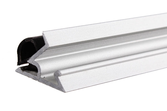 Aluminex Clear Anodized Window Stop with Gasket - Reflect Window & Door