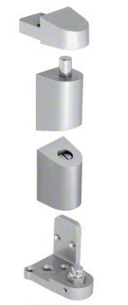 Left Hand Aluminum Pivot Set for Commercial Storefront Doors - Reflect Window & Door
