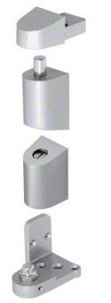 Right Hand Aluminum Commercial Door Pivot Set - Reflect Window & Door