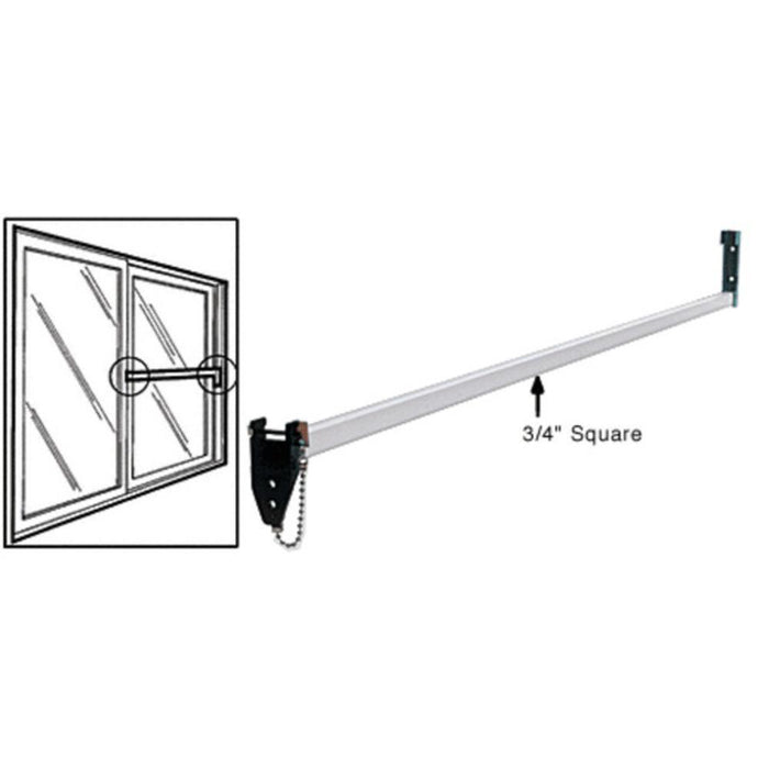 Security Bar for Sliding Glass Doors - Aluminum - Reflect Window & Door